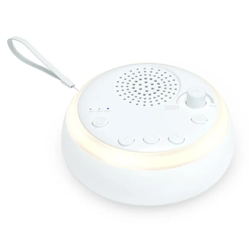 Weißes Rauschen Maschine Mini Baby Schlaf maschine eingebautes Nachtlicht 16 beruhigende Geräusche 15/30/60 min Timer für Baby Kinder Erwachsene