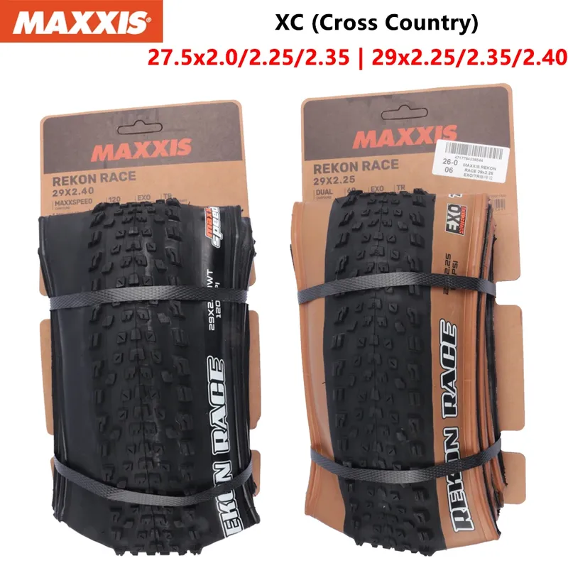 MAXXIS REKON RACE Original Mountainbike-Reifen 29 x 2,25 29 x 2,35 29 x 2,4 faltbare Anti-Punktion Tubeless XC Offroad-Fahrradreifen