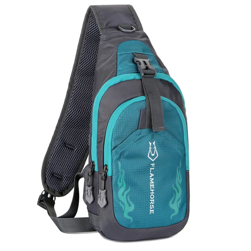 Männer Sling Rucksack Brust Umhängetasche Wasserdichte Leichte Brust Tasche Schulter Tasche Reise Sport Laufen Radfahren Gym Daypack