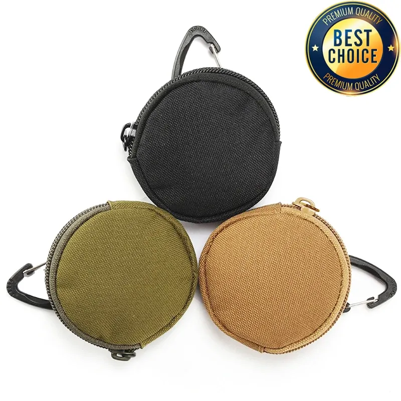 Taktische EDC Männer Schlüssel Brieftasche Tasche Outdoor USB Kabel U-Disk Kopfhörer Lagerung Tasche für AirPods Freebugs Kopfhörer schutzhülle