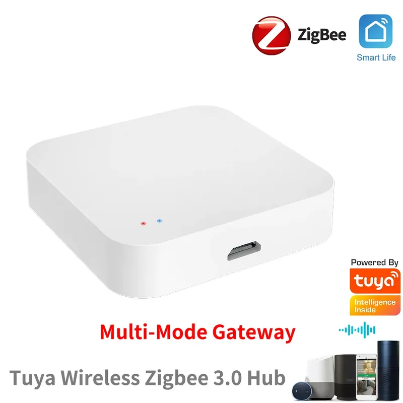 Tuya Zigbee Wireless Hub Gateway für Smart Home Automation für Zigbee-Geräte über Smart Life funktioniert mit Alexa Google Home