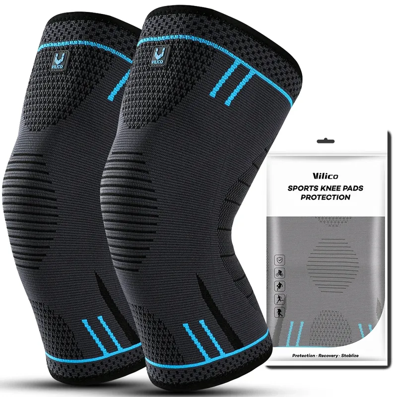 1Pcs Kompression Knie Unterstützung Hülse Elastische Atmungsaktive Knie Pads Brace Federn Gym Sport Beschützer Basketball Volleyball Laufen