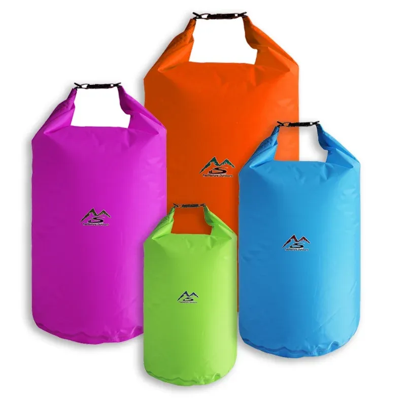 5L10L20L40L70L Wasserdichter Packsack für Camping Drift Trekking Schwimmen Rafting Kajak Flusstrekking Angeln Outdoor Wasserbeutel
