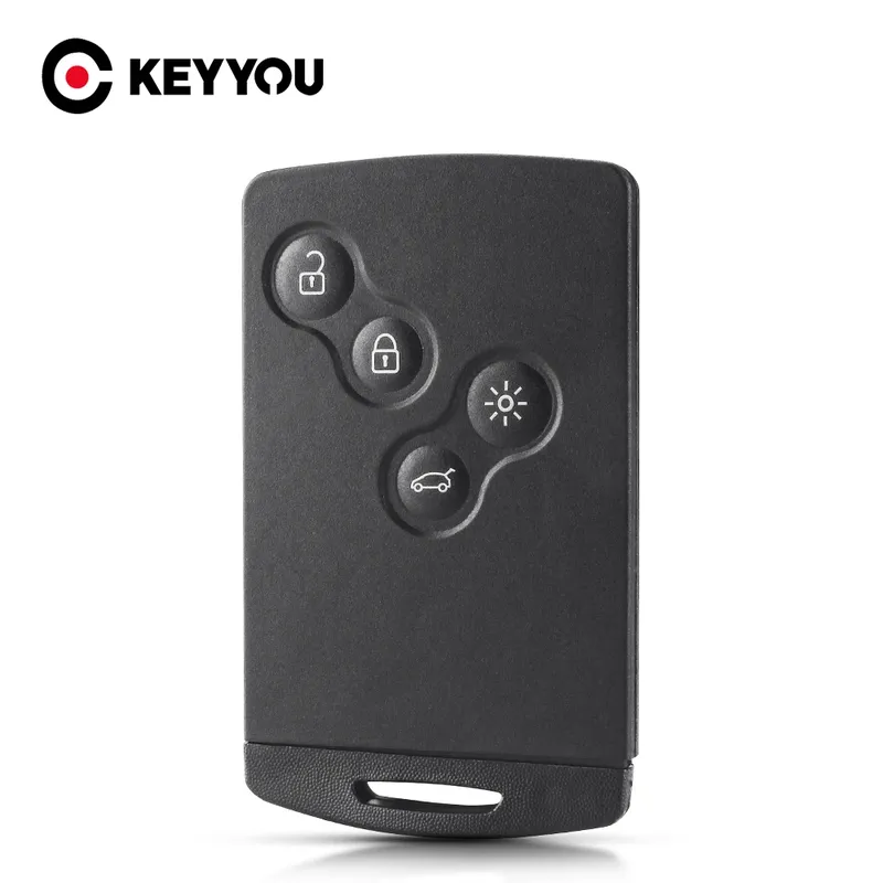 KEYYOU 1PCS Für Renault Megane Laguna Koleos Fluence Scenic Clio Captur Auto Schlüssel Fall Smart Auto Schlüssel Fall