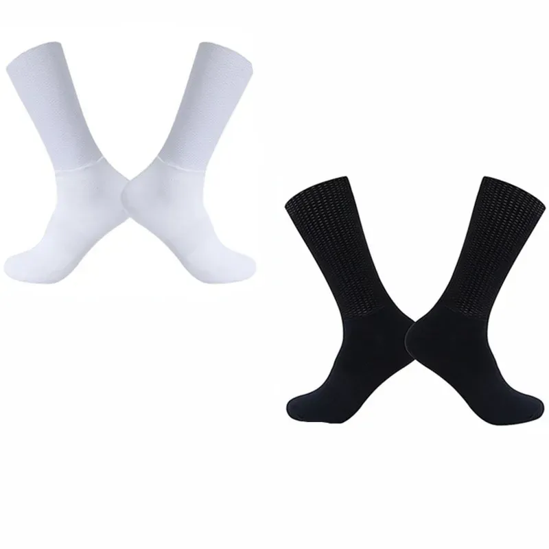 2022 Anti Slip Nahtlose Radfahren Socken Integral Form High-tech Bike Socken Kompression Fahrrad Outdoor Laufen Sport Socken