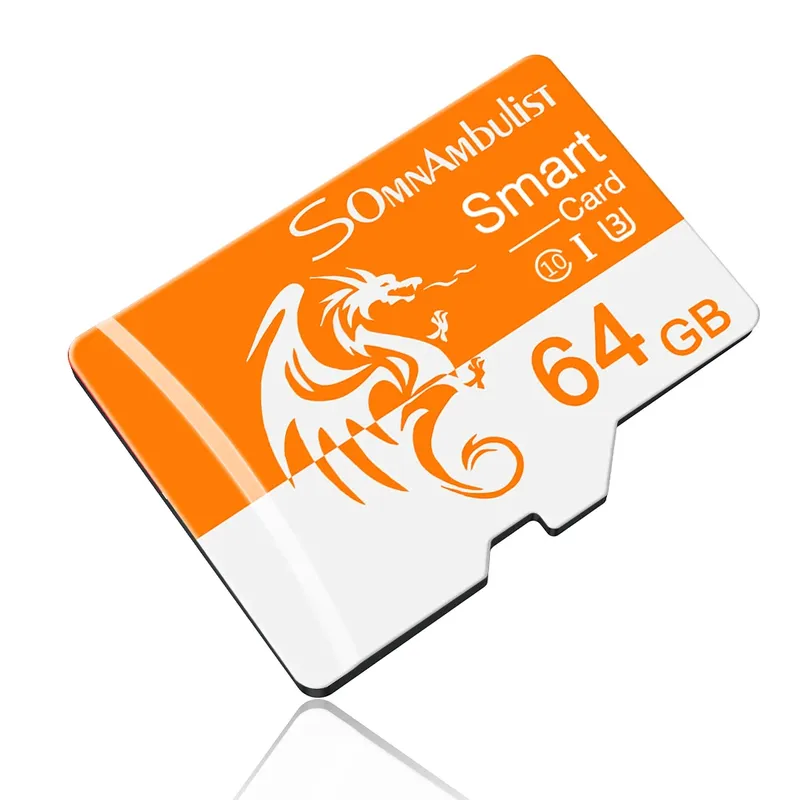 SomnAmbulist Speicherkarte 64 GB Hochgeschwindigkeits-Mini-TF-Karte C10 U3 A1 für Drohnen-Audioüberwachungsgerät 64 GB TF-Karte
