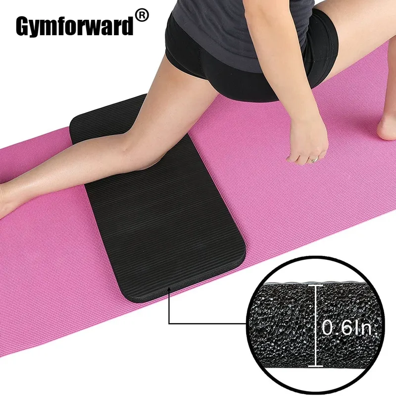 1,5 cm extra dicke Yoga-Knieschoner, rutschfeste Schaumstoff-Yoga-Pads, Fitness, Crossfit, Pilatus-Matte, Workout, Sport, Plankenkissen, Fitnessstudio-Ausrüstung