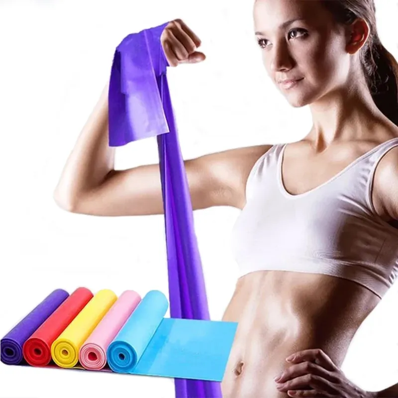Yoga GummibĂ€nder tragbare Pilates HĂŒft kreis Expander BĂ€nder Latex Spannung Fitness studio Familie Kraft training Widerstands gĂŒrtel
