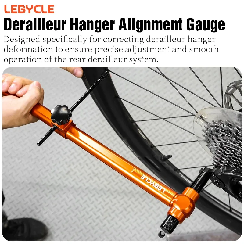 LEBYCLE Fahrrad Schaltauge Kalibrierung Werkzeug Fahrrad Rahmen Schwanz Haken Haarglätter Werkzeug Fahrrad Schaltauge Ausrichtung Werkzeug