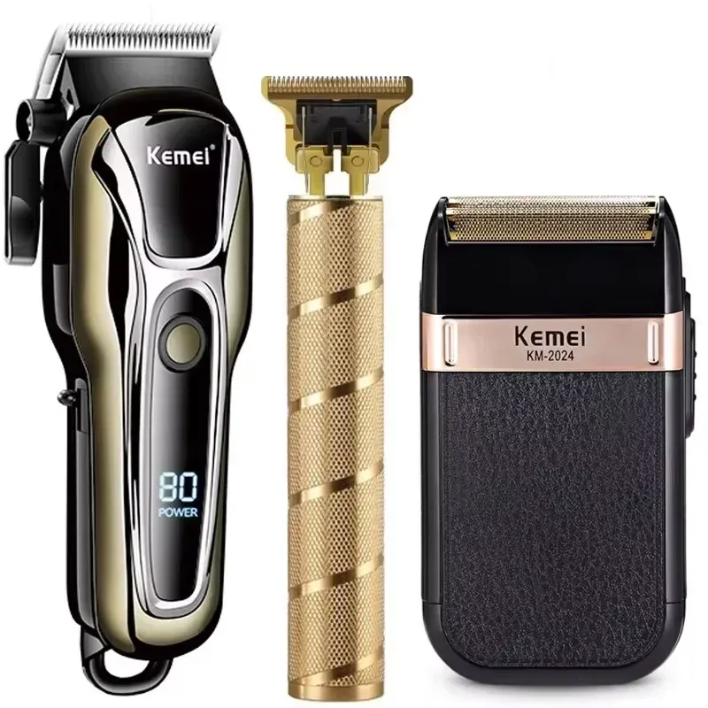 Clipper Elektrischer Haarschneider für Männer Elektrorasierer professionelle Herrenhaarschneidemaschine Drahtloser Friseurschneider