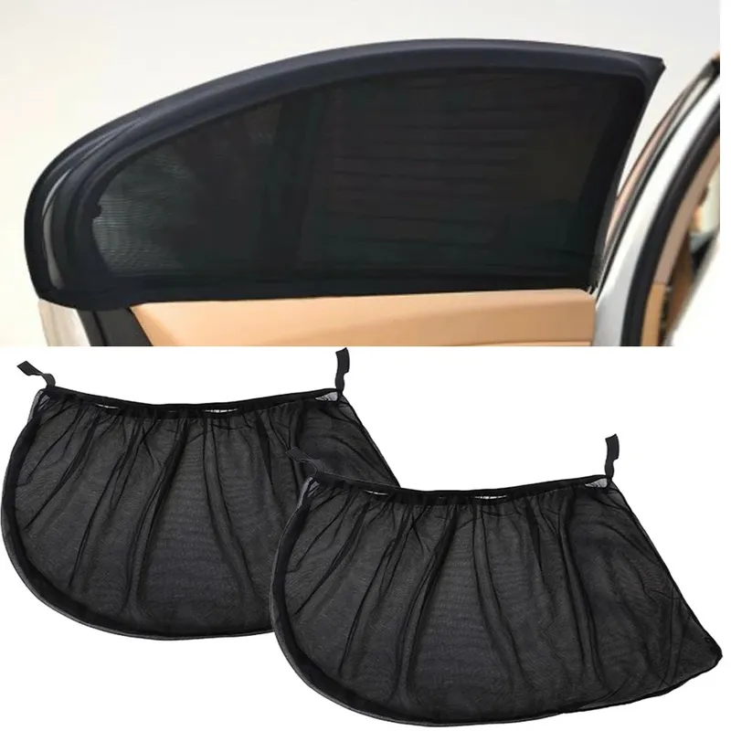 Auto Sonnenschutz Vorhänge Universal Seite Fenster Shades SUV Vorhänge Schutz Repellent Moskito Mesh Net Sonnenschirm Auto Zubehör