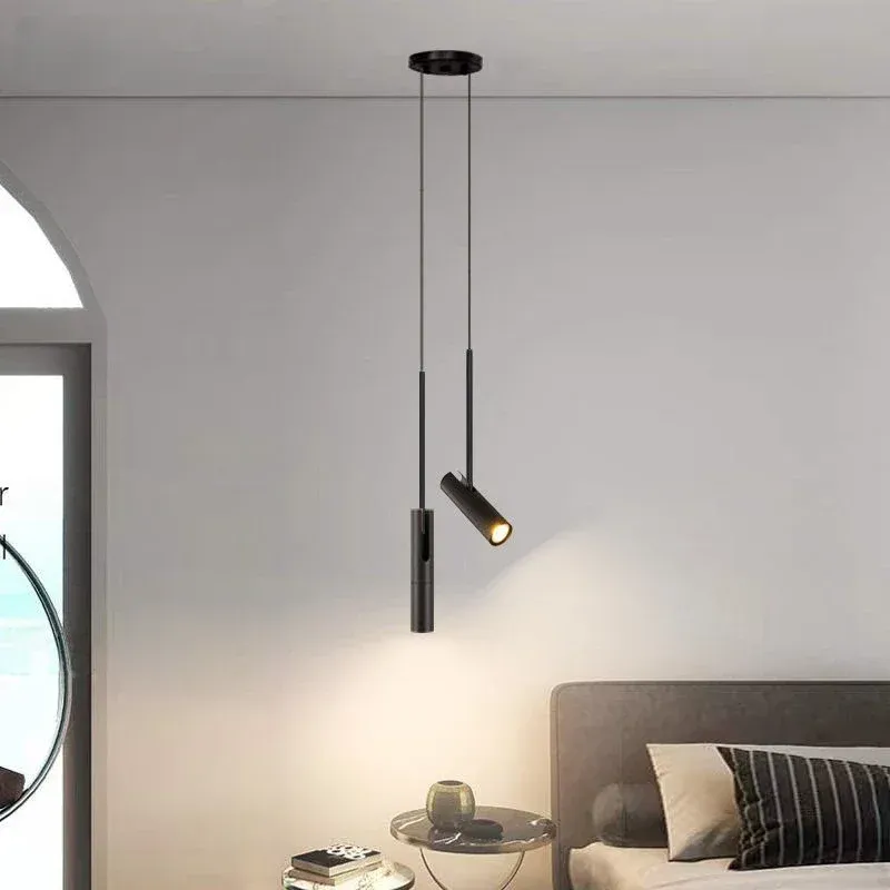Minimalistische LED-Pendelleuchte zum Aufhängen für Schlafzimmer, Esszimmer, Küche, Restaurant, Dekor, Kronleuchter, Pendelleuchte, Nachttischlampen