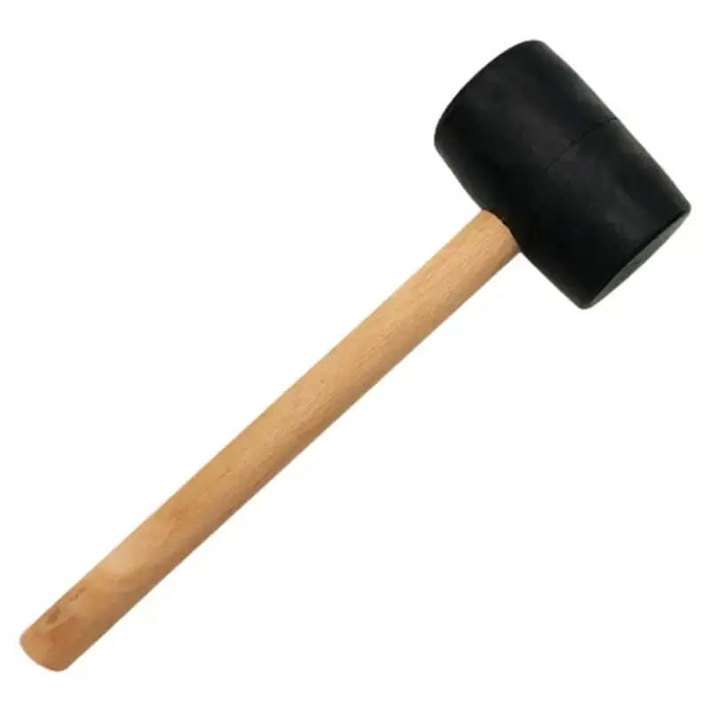 Gummihammer Massivholzhammer Schmuck Werkzeuggriffe Thors Hammer Gummiplatte Schlagen Konstruktion Holzbearbeitungswerkzeug Hämmer