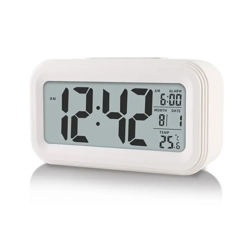 LED Digital Wecker Hintergrund beleuchtung Schlummer Daten Zeit kalender Desktop Multifunktions elektronische Hintergrund beleuchtung Tisch uhr
