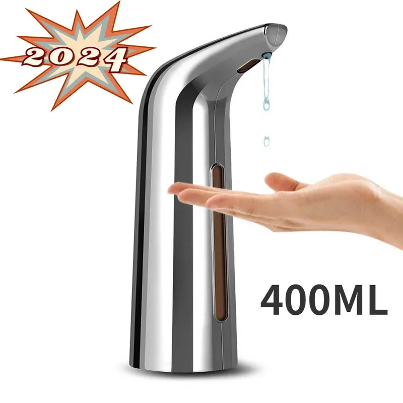 400 ml Automatischer Flüssigseifenspender Badezimmerzubehör Seifen- und Gelspender Intelligentes Küchen-Induktions-Händedesinfektionsmittel