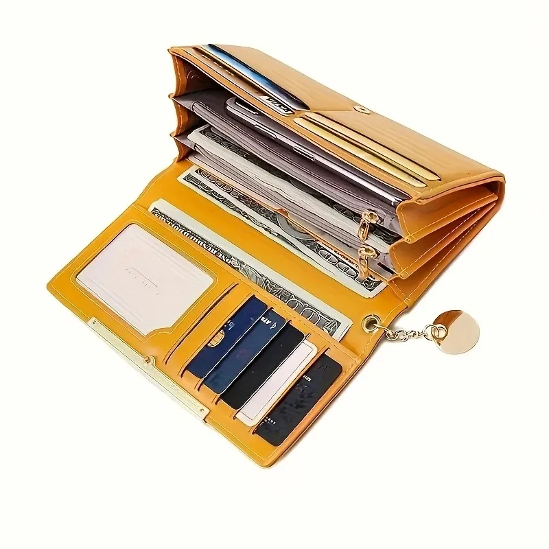 Marke Luxus Frauen Brieftasche Hohe Qualität Lange Geldbörse Kupplung Große Kapazität Weibliche Brieftaschen Telefon Paket Karte Halter Carte