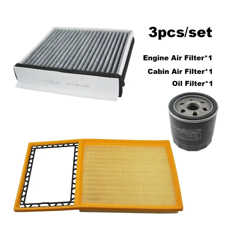 3-4 stücke Filter Set Für MG ZS 1,5 2017-2022 SAIC ROEWE RX3 1,6 LOMEMO Hybrid 2023 AC Kabine motor Luft Öl Filter Zubehör Teile
