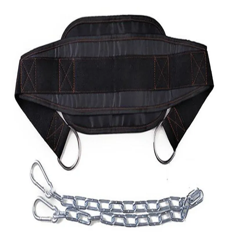 Dickere Metallkette Gewichtheben Dip Gürtel Pull-up Fitnessgeräte Bodybuilding Muskulatur Übung Crossfit Fitnesstraining