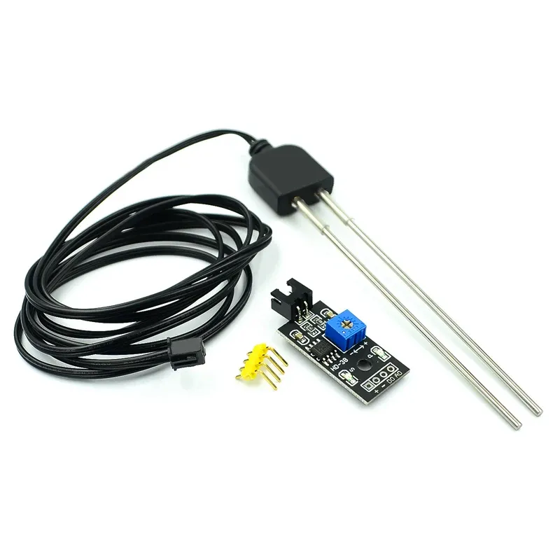 Bodenfeuchtigkeitssensor und Bodendetektormodul Bodenfeuchtetest Bodenfeuchtigkeitstest Korrosionsbeständigkeitssonde für Arduino