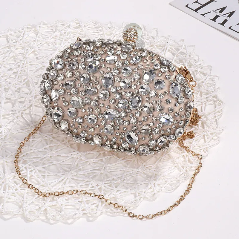 Goldene Geburtstags feier Luxus Kristall Silber Diamant Abend taschen Frauen Party Geldbörse Hochzeit rosa Braut Boutique Clutch Taschen