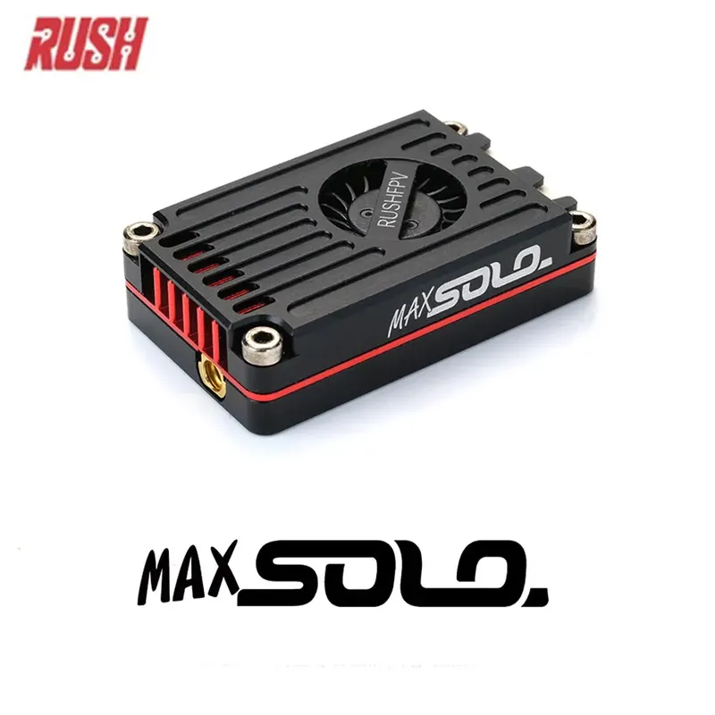 RUSHFPV RUSH MAX SOLO 5,8 GHz 2,5 W VTX 5,8 G CNC Shell Integrierter Lüfter für RC FPV Freestyle Long Range Racing Drone