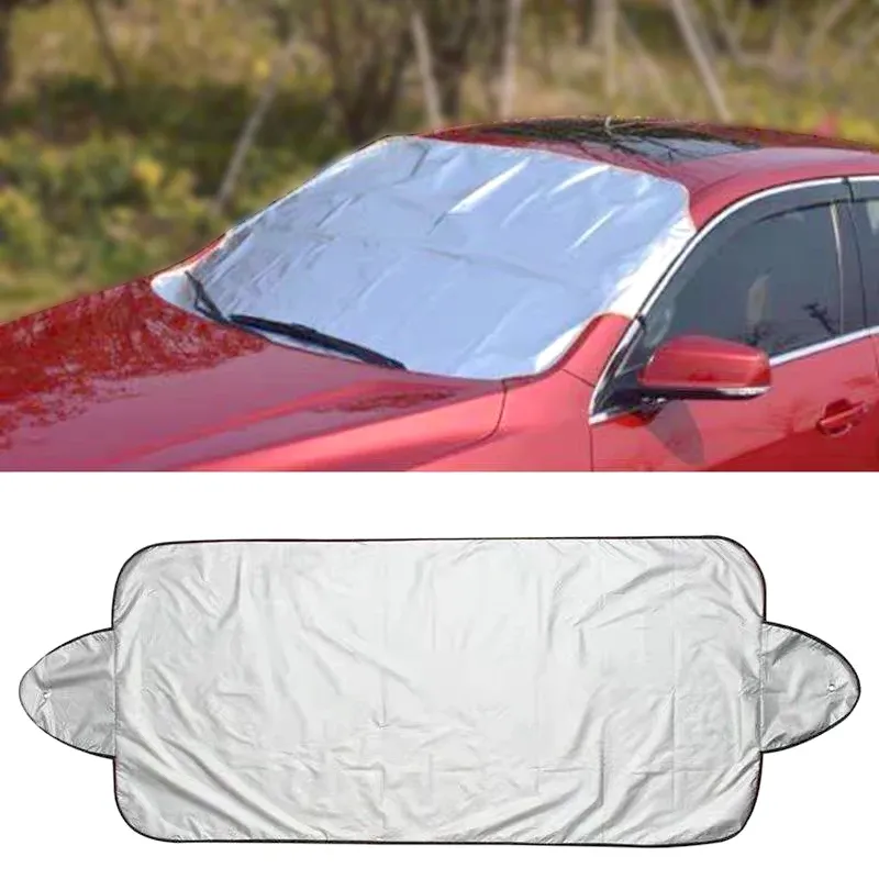 1Pc Auto Windschutzscheibe Schutz Anti-fallen blätter Sonnenschutz Staub Frost Einfrieren Schnee Windschutzscheibe Abdeckung Auto Außen zubehör