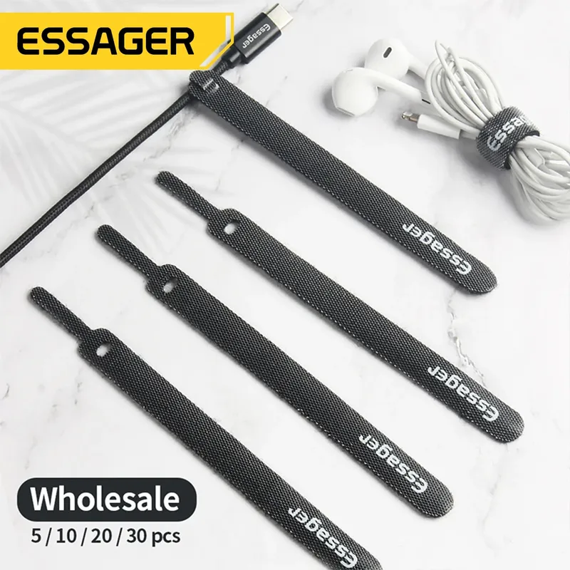 Essager Kabel-Organizer, Kopfhörer-Ladekabel, Schutz für Maus, Drahtwickler, Schutz, USB-Kabelmanagement, Halter, Clip für iPhone