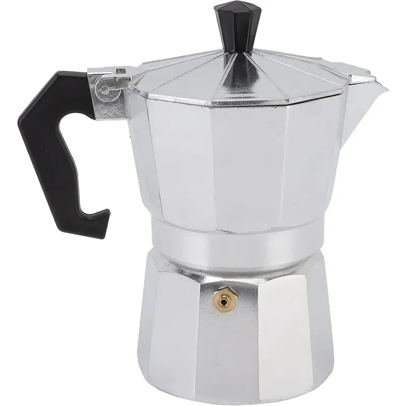 Aluminium Kaffee Wasserkocher Haushalt Italienische Achteckige Moka Kaffee Teekanne Büro Home Reise Outdoor Camping Geschirr Ausrüstung