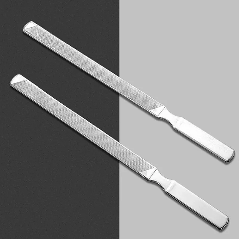 1/2Pcs Professionelle Nagel Datei Edelstahl Polieren Block Schleifen für Nagel Nagel Datei Maniküre Liefert Werkzeuge Kunst Schönheit