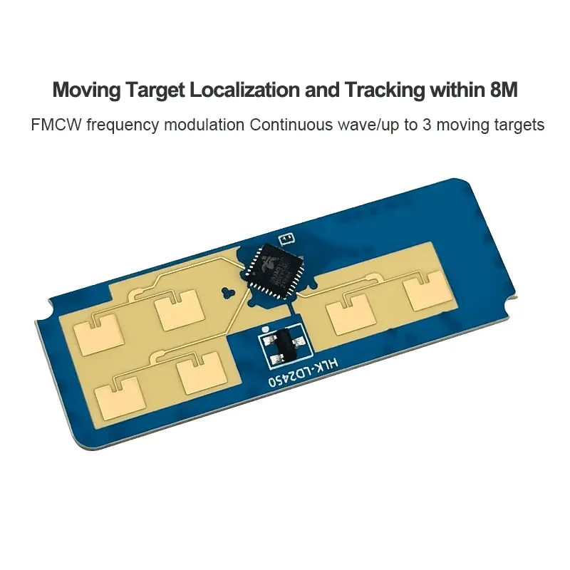 24G HLK-LD2450 MM Welle Menschlichen Körper Motion Tracking Flugbahn Radar Sensor Modul LD2450 Sensing Entfernung 8M Smart Home