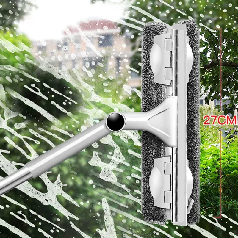Teleskopstange, Glaswaschen, Reinigung, Mopp, Fensterwischer, Werkzeug, Waschmaschine, langer Griff, Bürste, Fensterreiniger, Produkt für den Haushalt