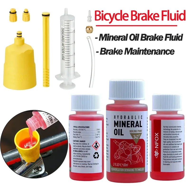 Heißer Fahrrad Bremse Mineralöl System 60 ml Flüssigkeit Radfahren Mountainbikes für Shimano 27Rd Fahrrad Hydraulische Scheibenbremse Öl Flüssigkeit