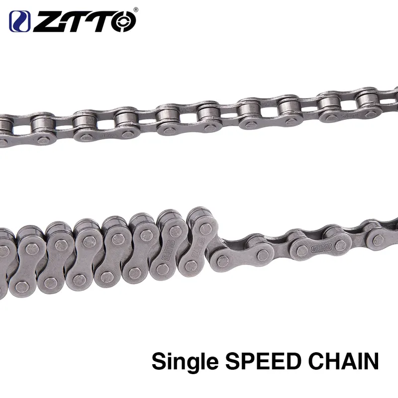 Ztto Single Speed Fahrradketten 1 Geschwindigkeit Silber Mountainbike Fahrradkette für City Fixed gear Fahrrad teile