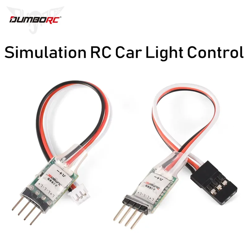 DUMBORC RC Licht Controller LED Schalter Panel System Ein-/Ausschalten 3CH für RC Auto Fahrzeug RC Mini Auto Starrflügel Flugzeug Teile
