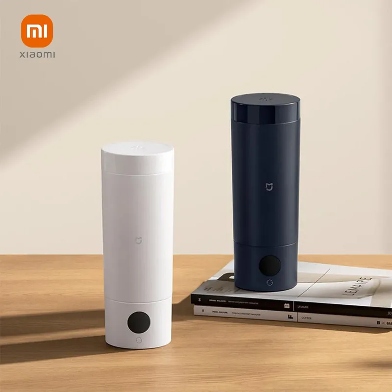 Original XIAOMI Mijia Tragbarer Wasserkocher 2 Thermosbecher Schneller Wasserkocher 350 ml Intelligenter temperaturisolierter Wasserkocher Reise