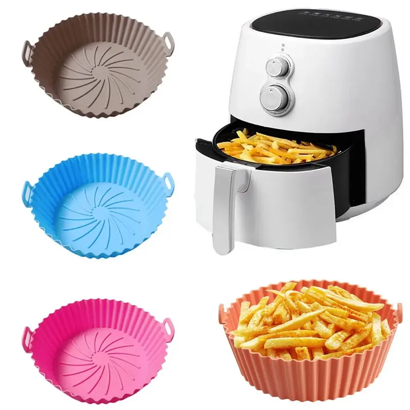 1pc Backkorb für Luft fritte use Silikon Topf Air fryer Zubehör Ersatz Liner