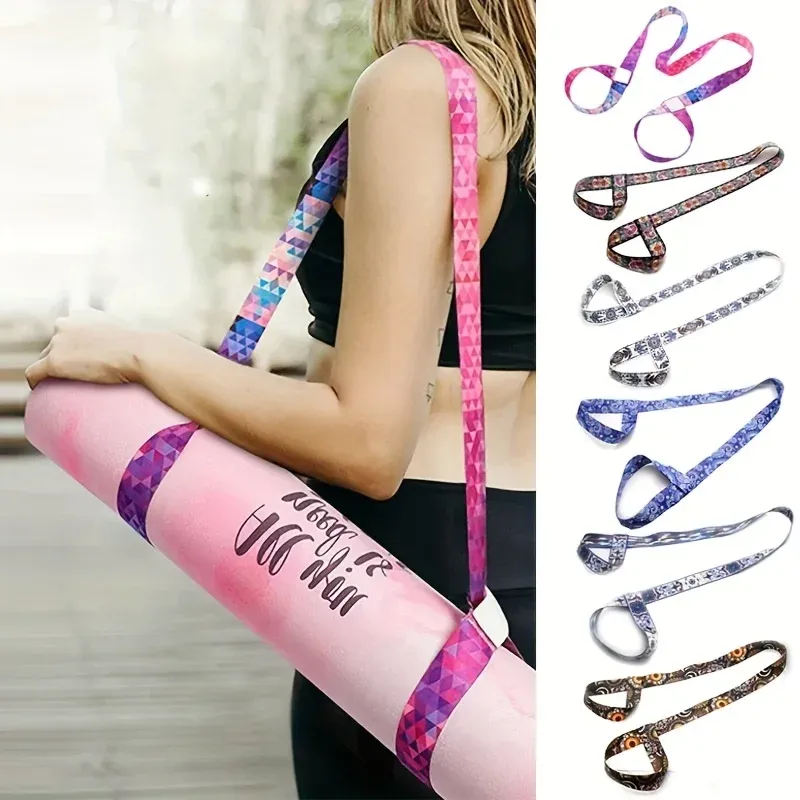 Einstellbare Yoga Matte Strap Yoga Matte Bundle Strap Schulter Riemen Sport Stretch Strap Boden Matte Lagerung Strap Yoga Matte Tasche