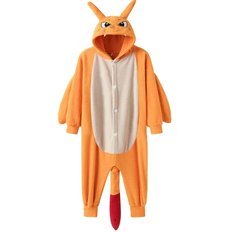 Pokemon Onesie Charizard Cosplay Kostüm Pyjamas Für Frauen Männer Einteiliges Kigurumi Ganzkörper Pijama Anime Weihnachten Nachtwäsche