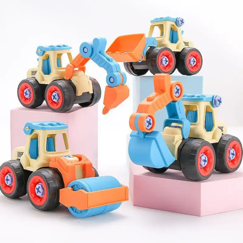 Kinder Miniatur Engineering DIY LKW Mutter Schraube Bagger Werkzeug Spielzeug für Junge Kinder pädagogisches Auto/LKW Modell Geschenk