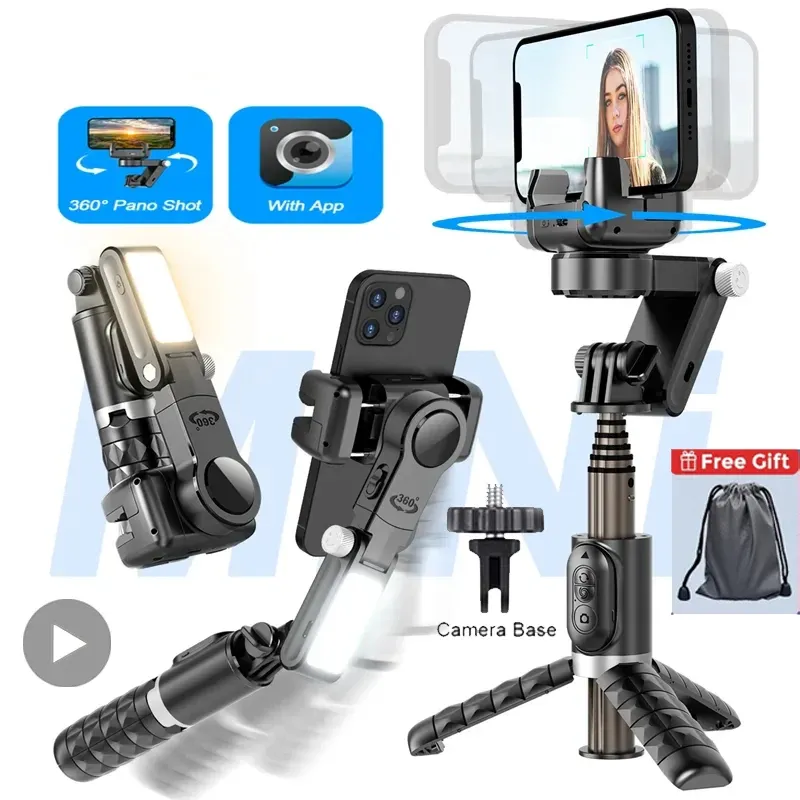Handheld Gimbal Stabilisator Selfie Stick Stativ Für iPhone Android Handy Mobile Smartphone Kamera Hand Tragbare Handy