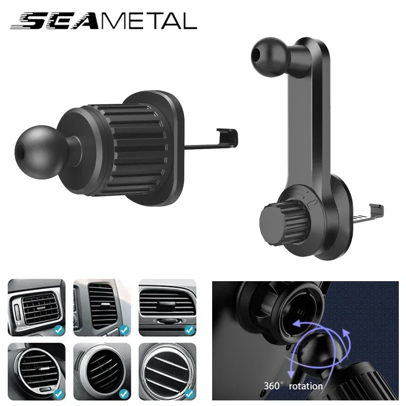 SEAMETAL Auto Telefon Halter Halterung Zubehör Innen Air Outlet Vent Basis Gadget Universal Auto Handy Unterstützung Zubehör