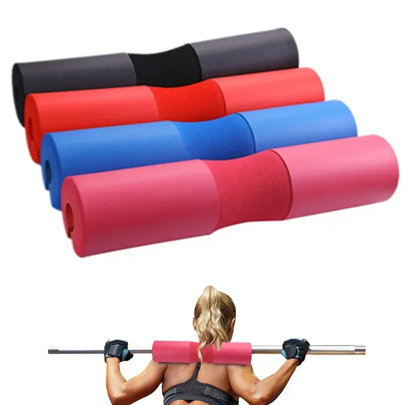Langhantel-Schulterpolster, verdickt, rutschfest, für Fitnessstudio, Fitness, Gewichtheben, Hocken, Hantel, Nackenstütze, Schutzpolster, Krafttraining