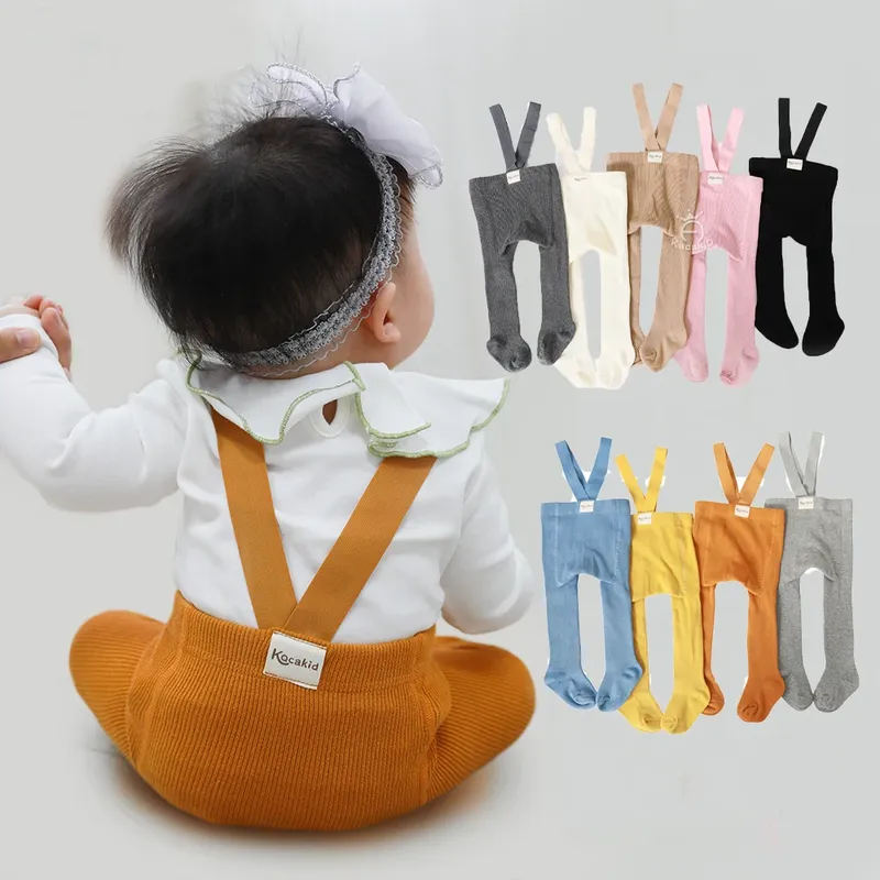 Weihnachten Baby Mädchen Junge Strumpf 0-24M Säugling Kleinkind Stricken Strumpfhosen Neugeborenen Hosenträger Strumpfhosen Strumpfhosen Feste hohe Taille Insgesamt Legging