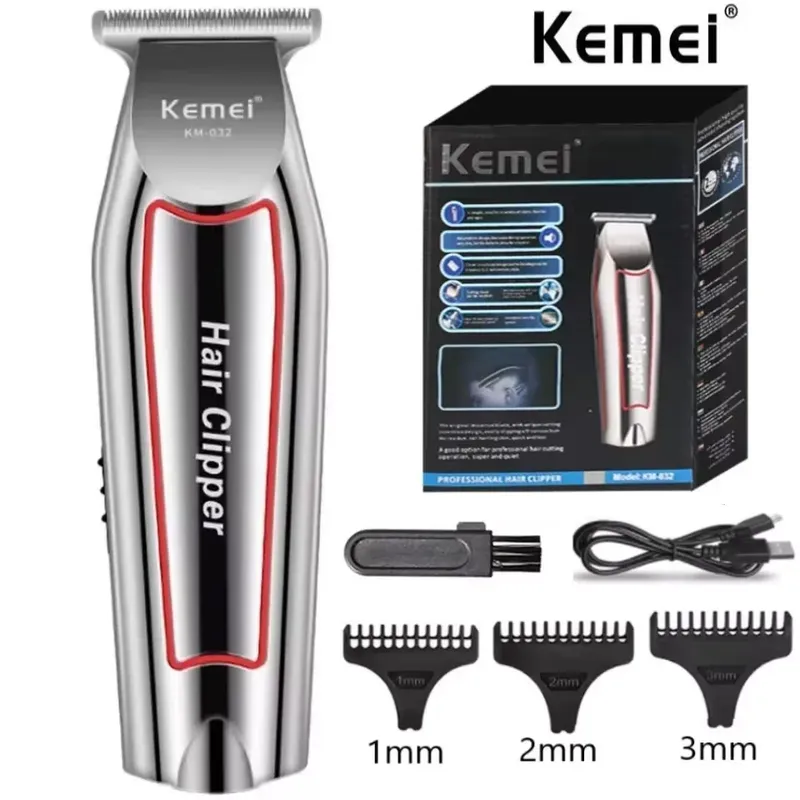 Kemei Professionelle Haarschneider Elektrische Bartschneider Für Männer Haarschneidemaschine Haarschneider Maschine Haarschnitt Pflegeset KM-032