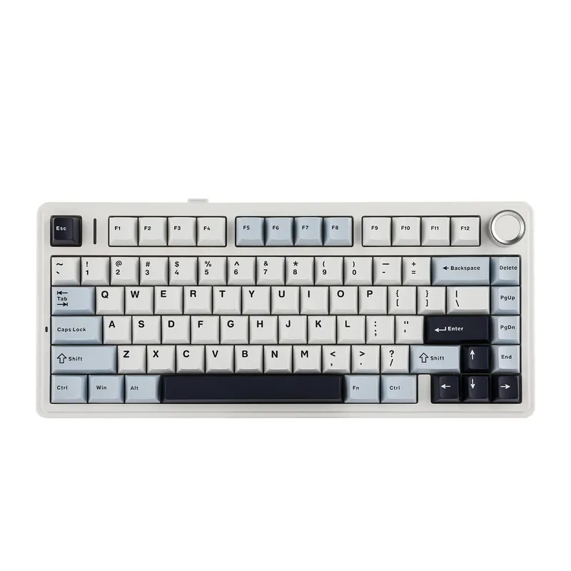 EPOMAKER x AULA F75 75 % ANSI Hot-Swap-Dichtung Bluetooth 5.0/2.4G kabellose/verkabelte mechanische Tastatur PBT-Tastenkappen für Mac/Win
