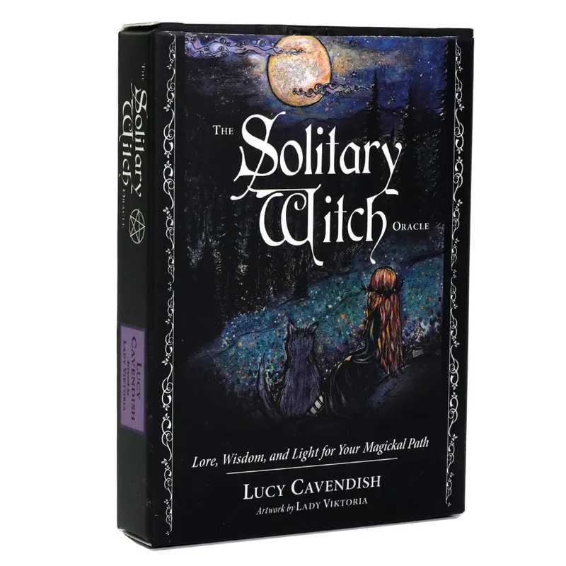 Neue 45 stücke Karten Solitär Hexe Oracle Englisch Version Oracle Karten Für Divination Tarot Karten Brettspiel Für Ihre Magische Pfad