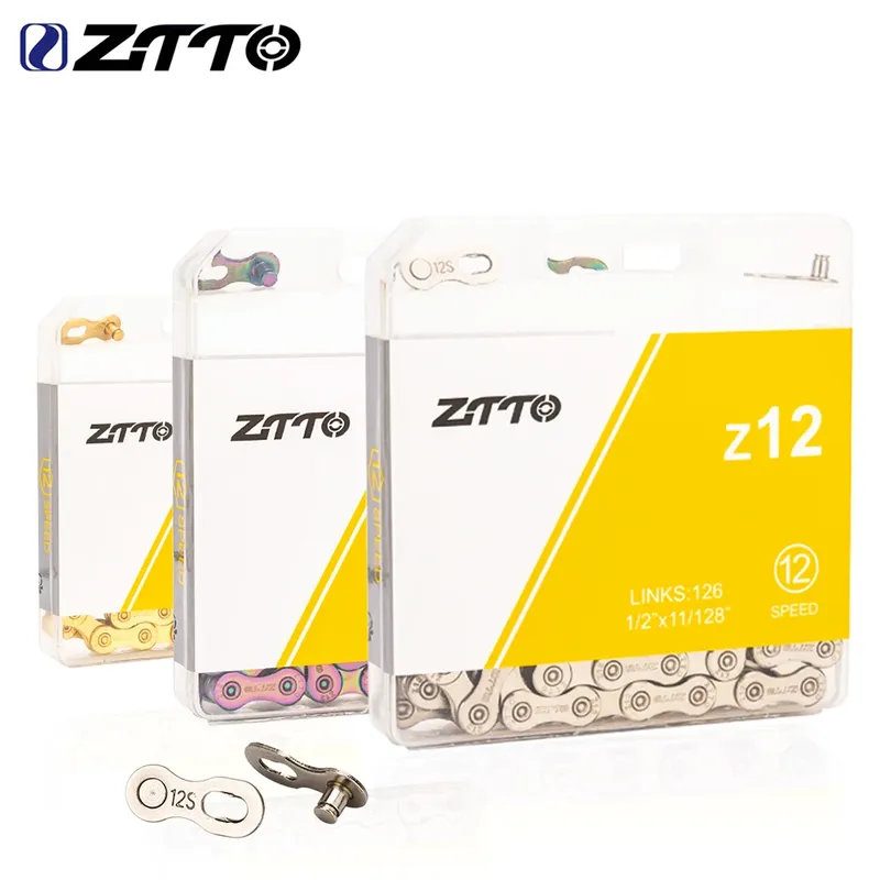 ZTTO 12 Geschwindigkeit Kette Mountain Road Bike Strom 12 v MTB Fehlende Link Fahrrad 12 S Power Lock Hohe Qualität 126 Links Für K7 System