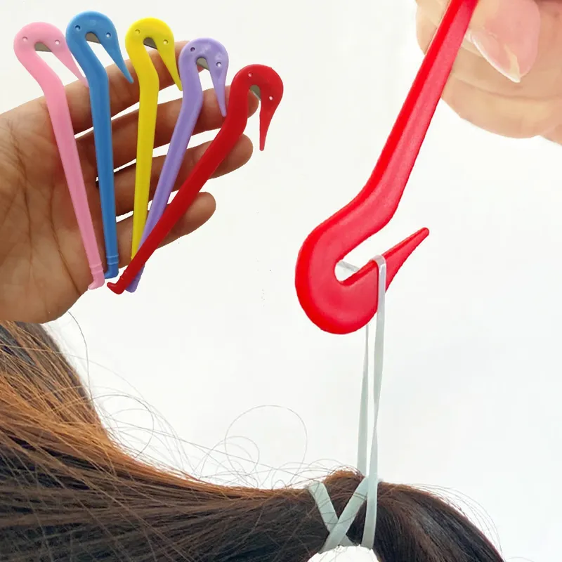 1PC Einweg Gummiband Entferner Elastische Haar Band Schneider Schmerzen Kostenloser Haar Krawatten Entfernen Werkzeug Styling Zubehör