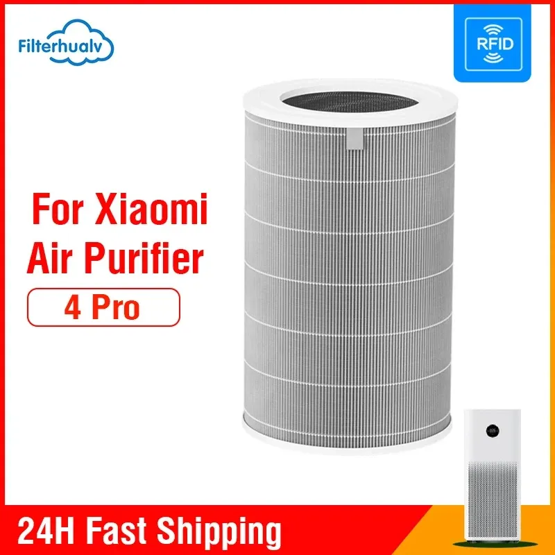 Luftfilter für Xiaomi Luftreiniger 4 Pro für Xiaomi Luftreiniger Filter PM 2,5 mit Aktivkohle 4 PRO Filter