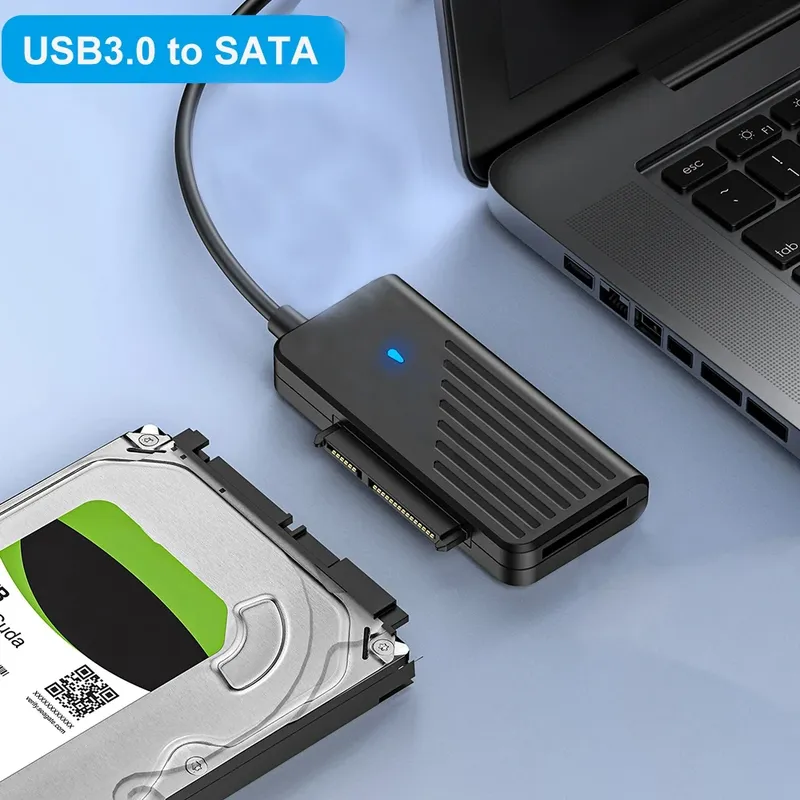 USB zu SATA Adapter Konverter Kabel USB 3.0 2.0 zu SATA Konverter für 2,5 Zoll SSD HDD Festplatte Externe adaptador Zubehör